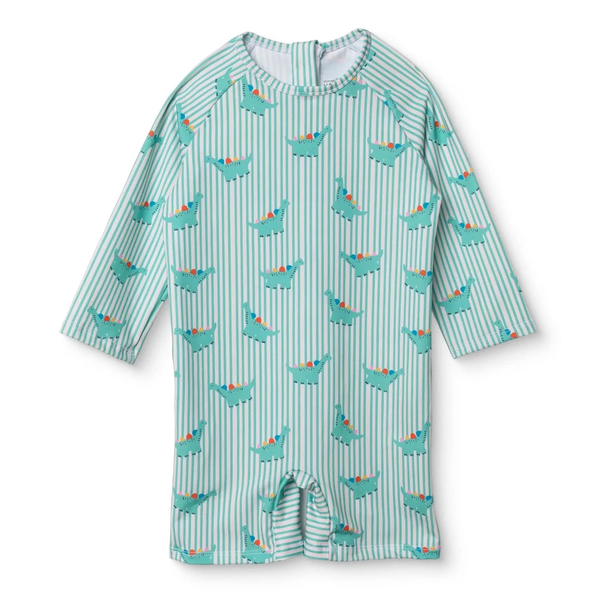 Baby Boy Swimsuit Dinosaur Print - Green Green - ebebek