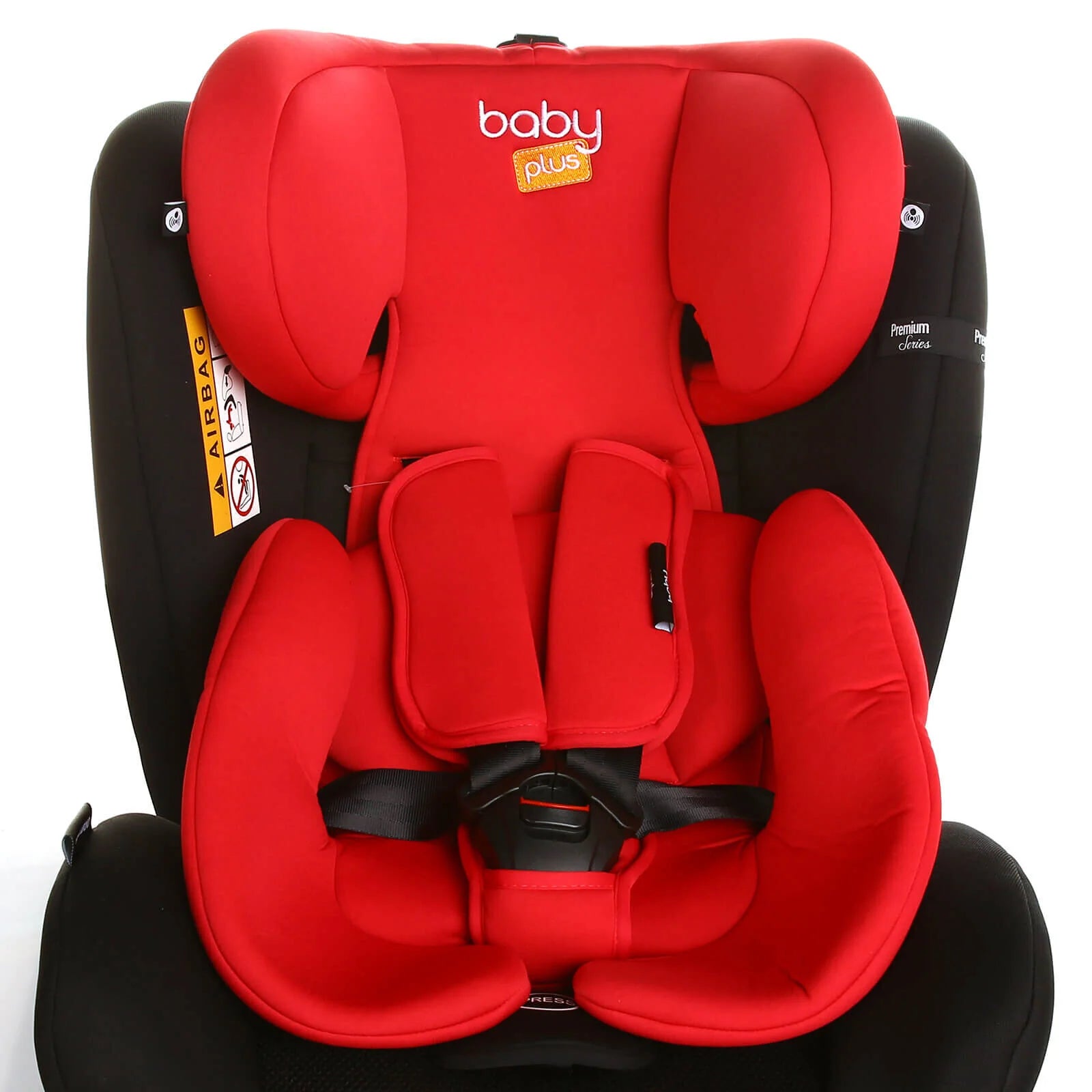 baby plus Orbitfix Group 0/1 Baby Car Seat - Black Red - baby plus - ebebek