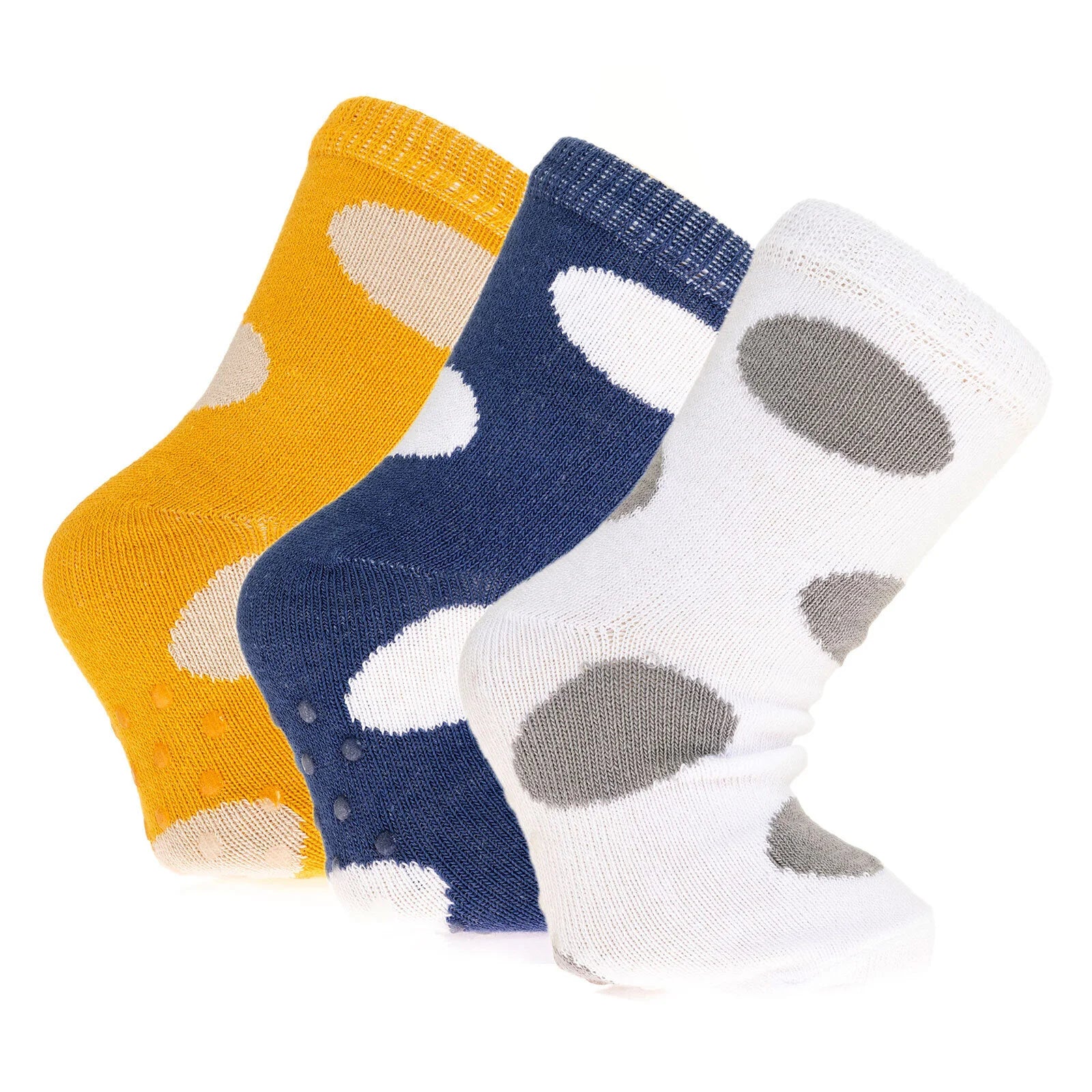 HelloBaby Non - Slip Baby Socks 3 Pcs - White - ebebek - Black Friday