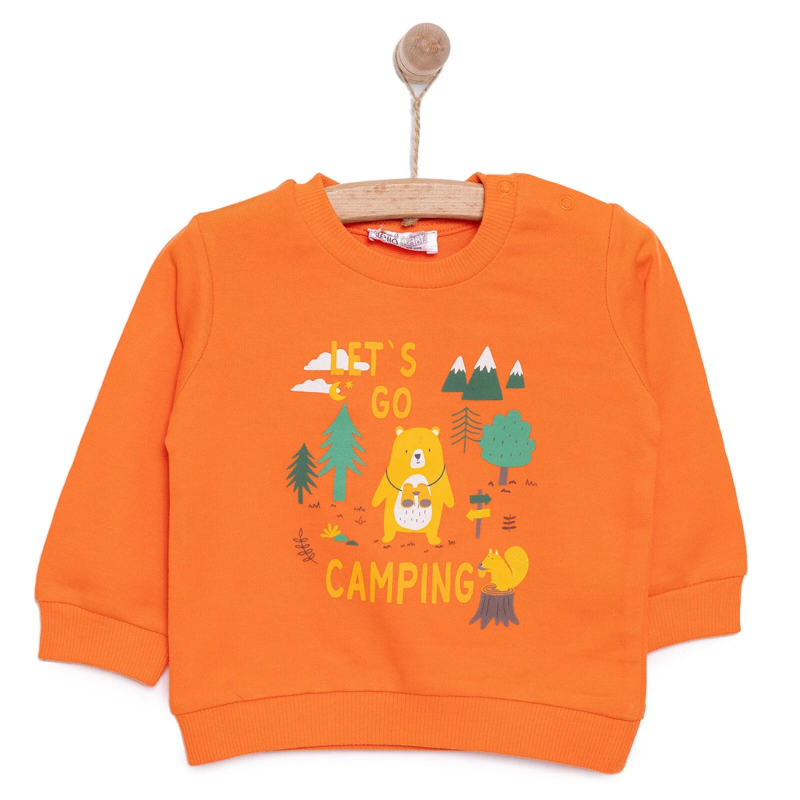 HelloBaby Boy Hoddie Sweatshirt - Orange - ebebek - Black Friday