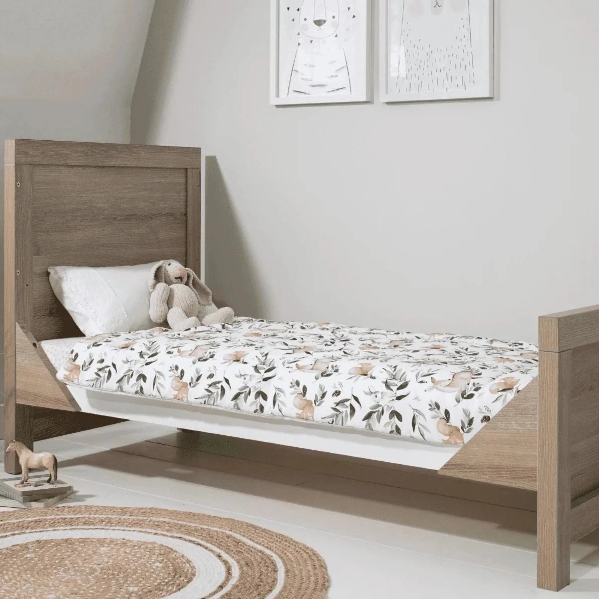Tutti Bambini Modena 2 pcs Room Set - White/Oak White/Oak - ebebek