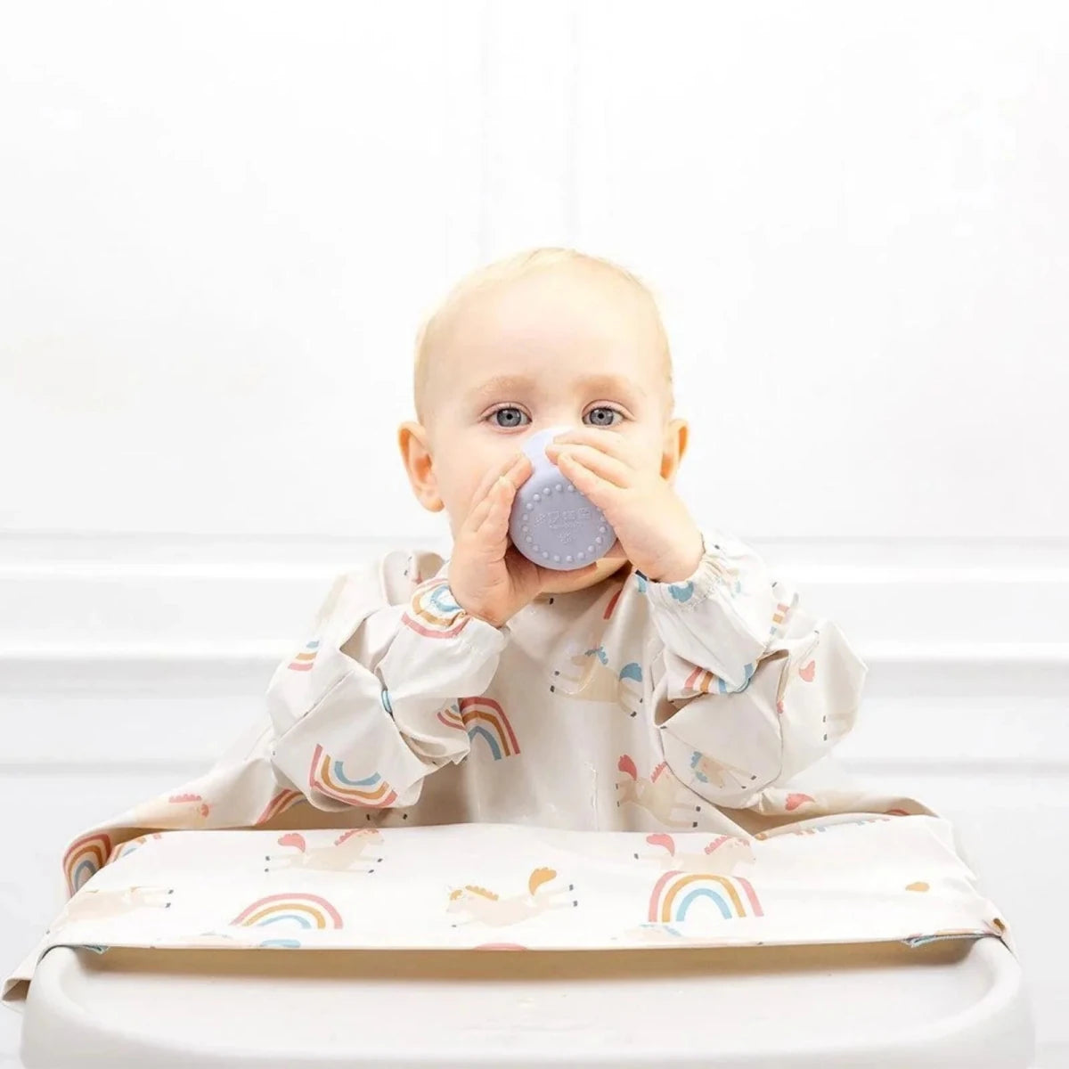 Bibado Long Sleeve Coverall Weaning Bib - Fairytale Foodies - ebebek