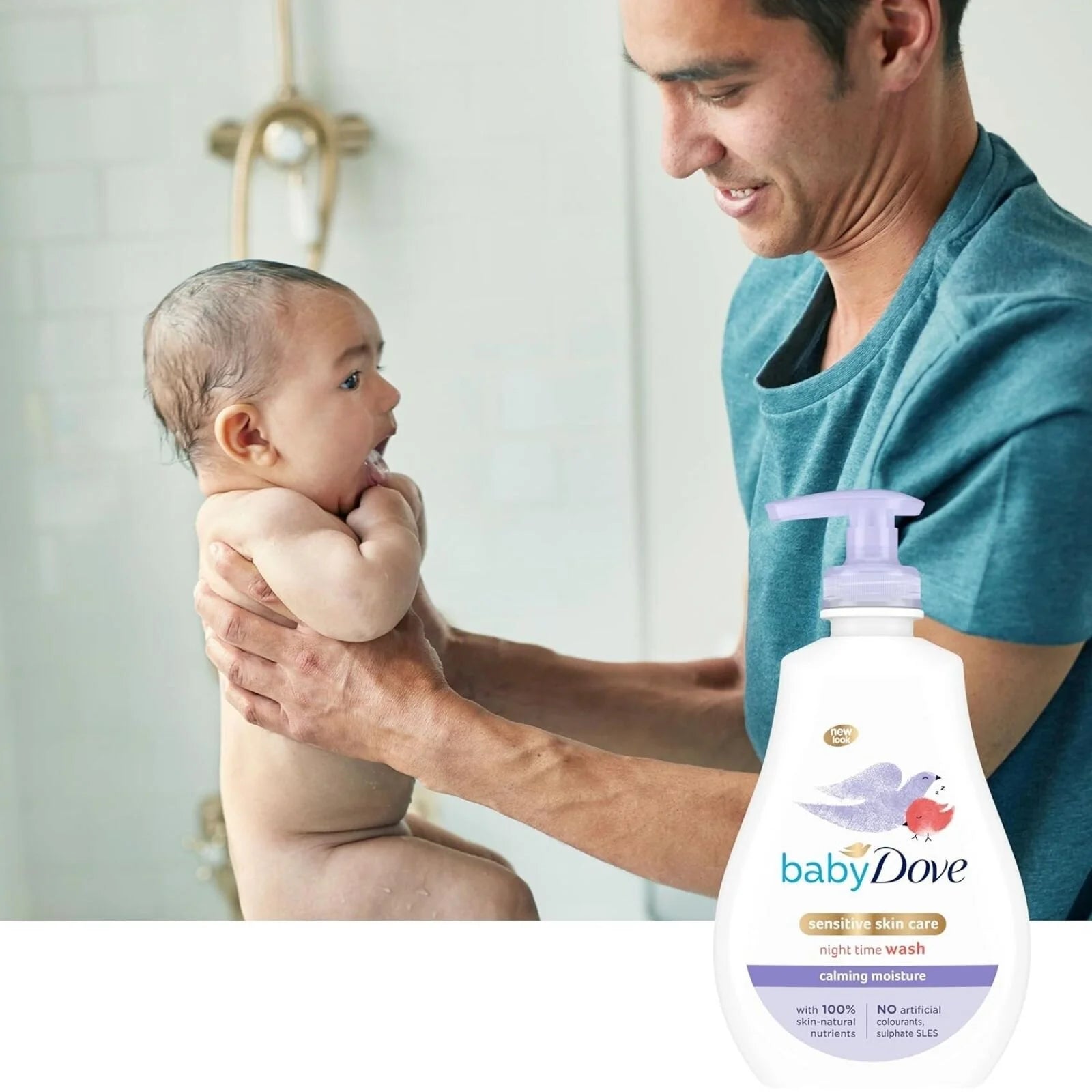 Dove Baby Calming Moisture Night Time Sensitive Wash 400ml - ebebek - Black Friday