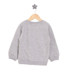 HelloBaby Basic Low Raised Dinokater Printed Sweatshirt - Grey Melange - ebebek - Black Friday