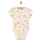 HelloBaby Baby Girl Short Sleeve Bodysuit - Yellow - ebebek - Black Friday