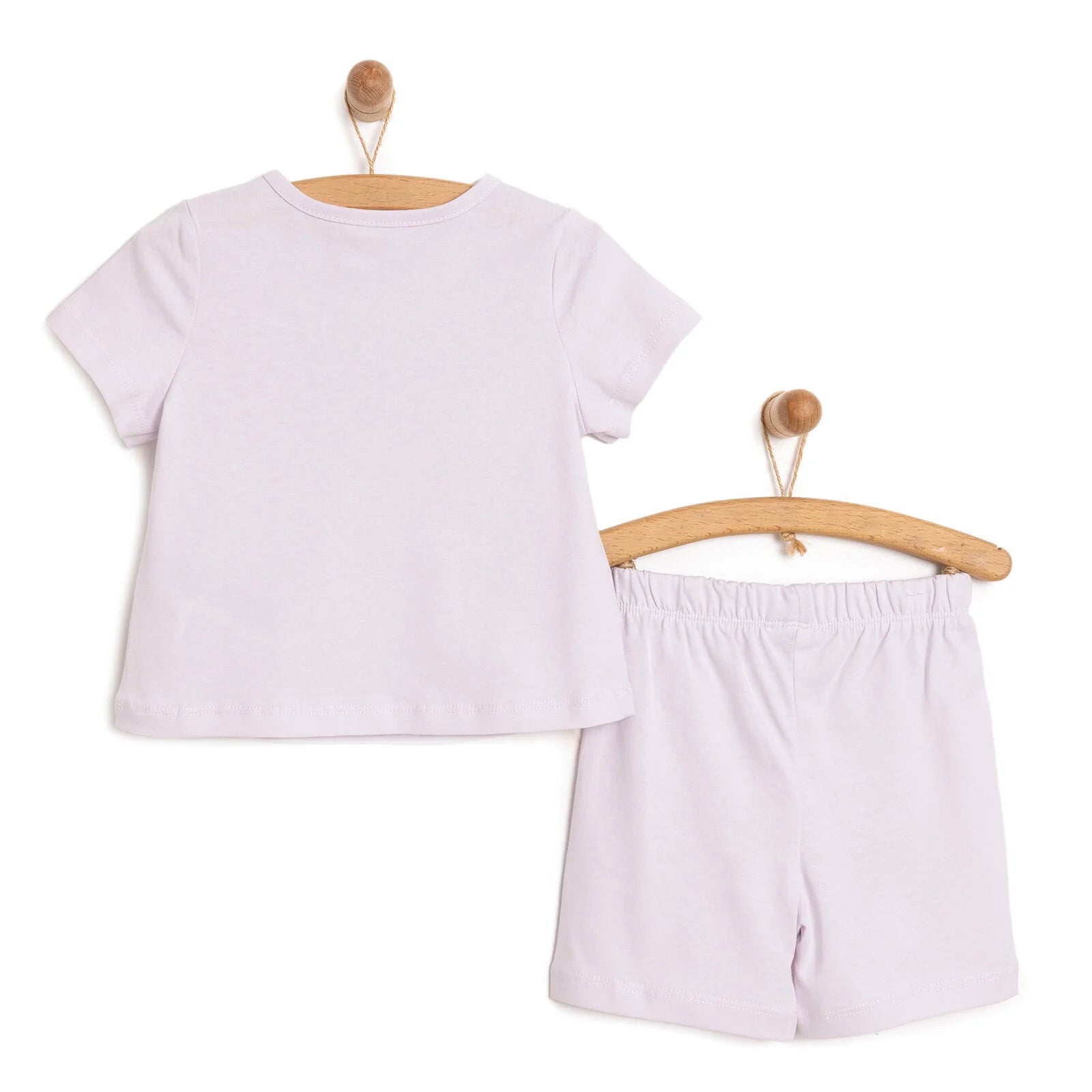 HelloBaby Baby Girl Short Sleeve Pyjamas Set - Purple - ebebek - Black Friday