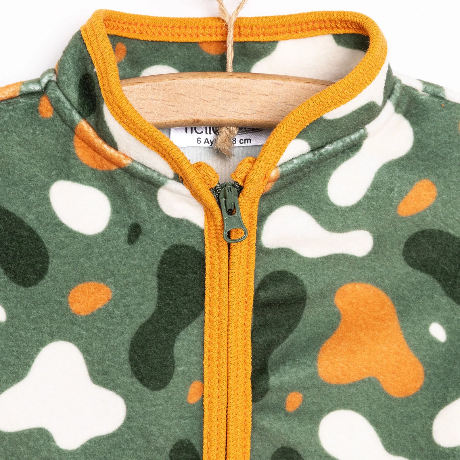 HelloBaby Basic Repeat Printed Fleece Cardigan - Printed - ebebek - Black Friday