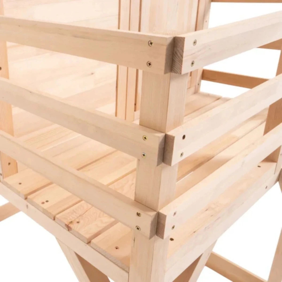 TP Buttercup Wooden Playhouse with Deck & 6ft Slide - ebebek