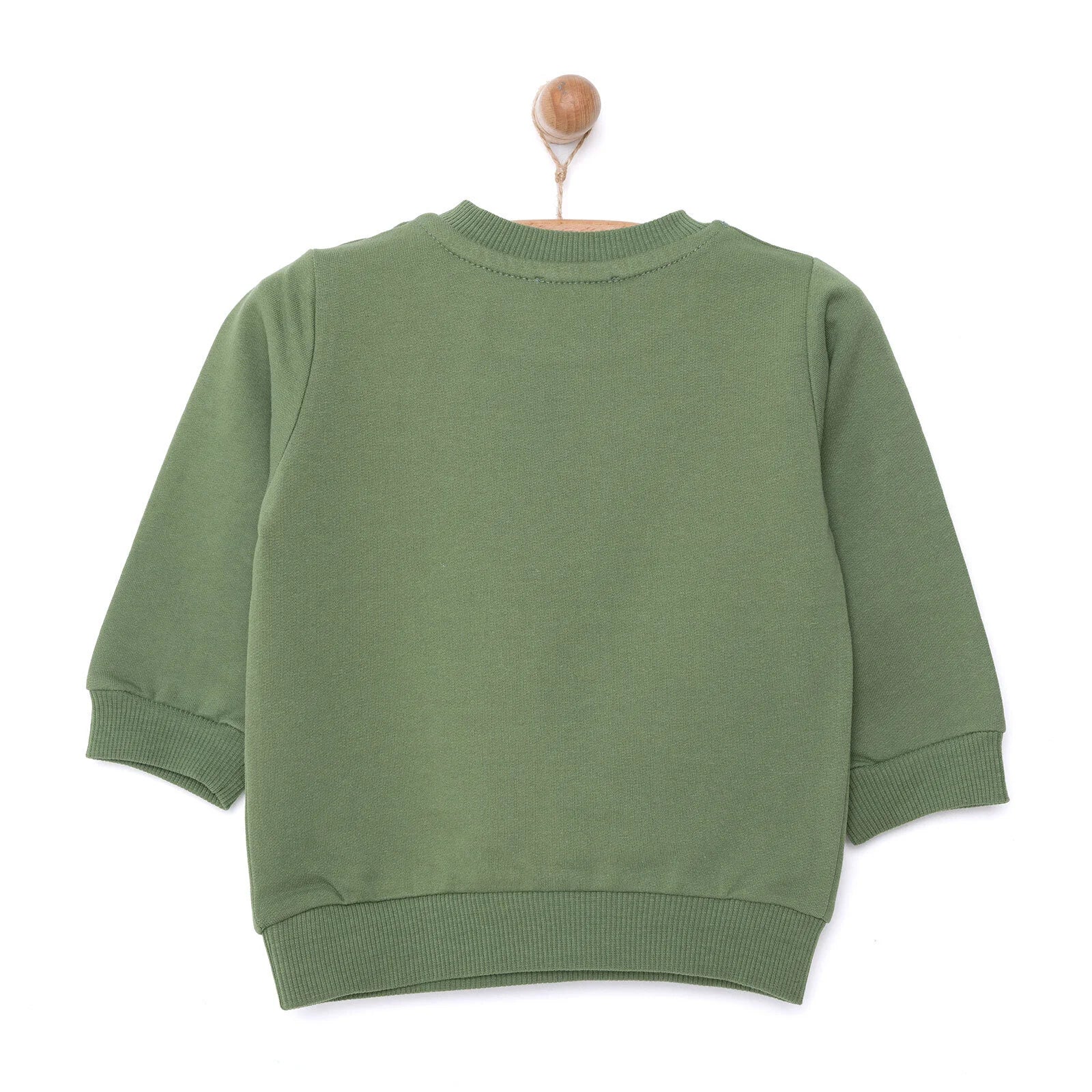 HelloBaby Basic Sweatshirt - Dark Green - ebebek - Black Friday