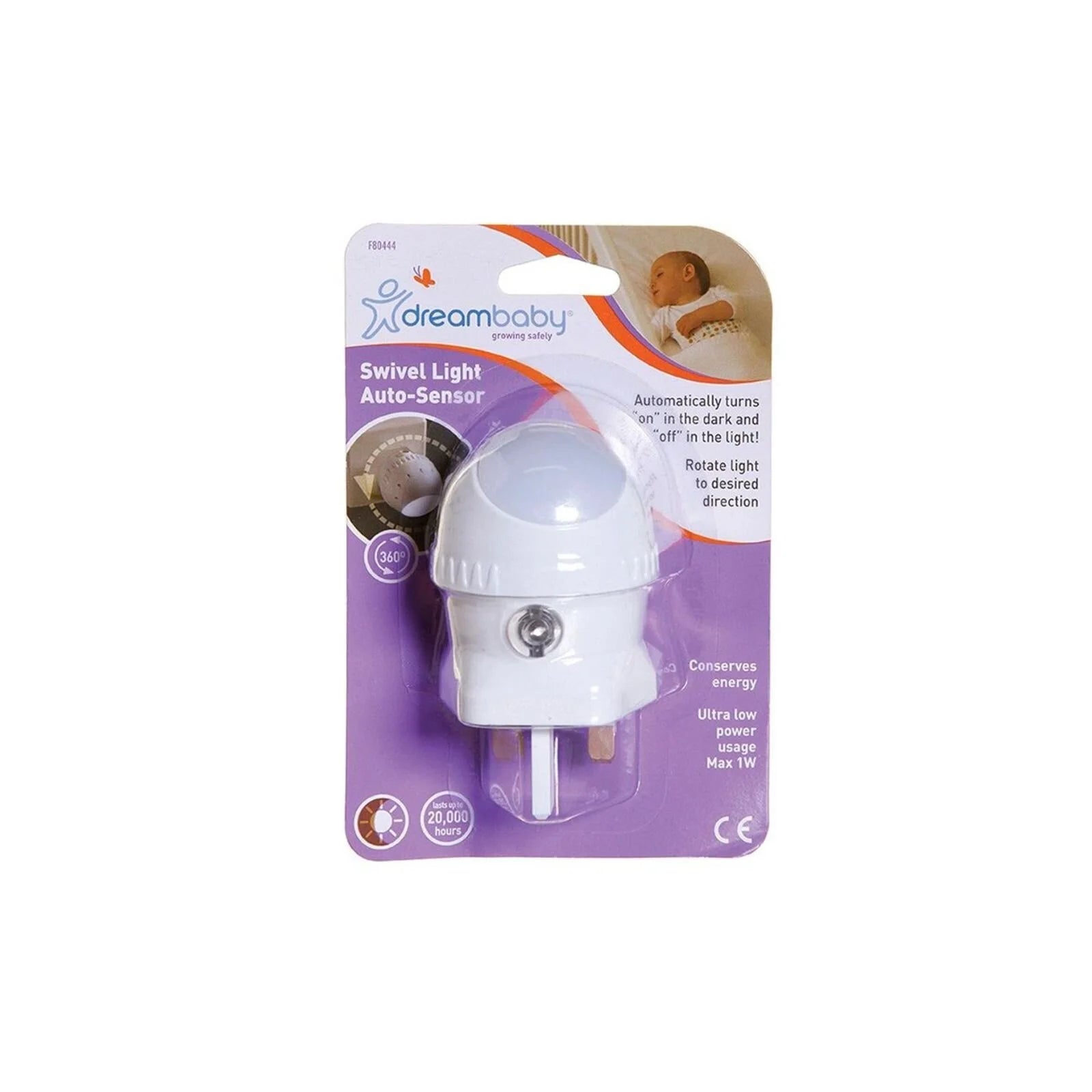 Dreambaby Auto - Sensor Swivel Head LED Night Light - ebebek - Black Friday