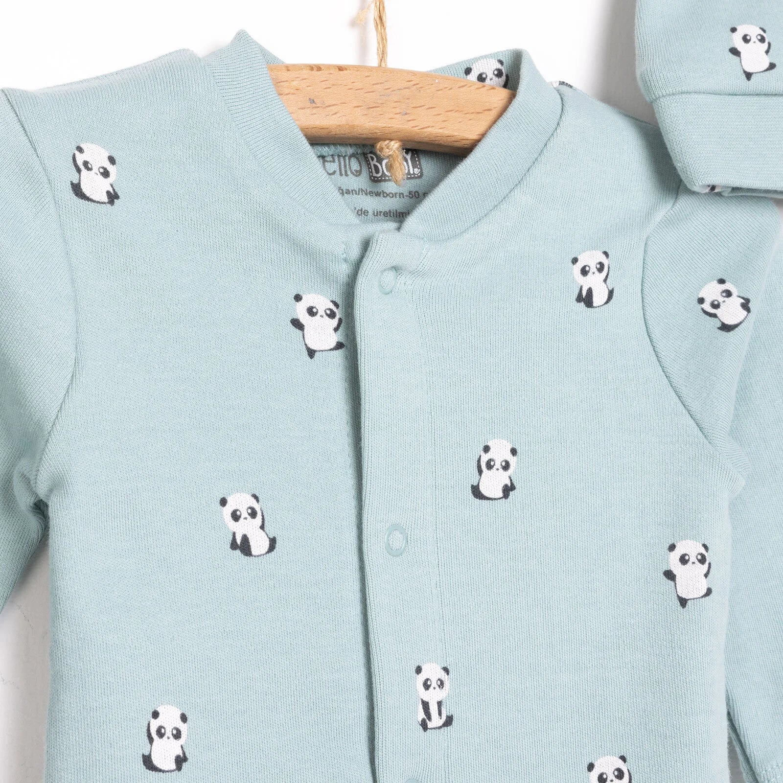 HelloBaby Baby Boy Jumpsuit - Body - Hat - Green - ebebek - Black Friday