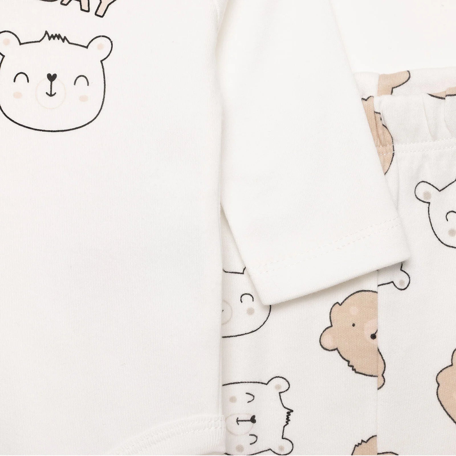 HelloBaby Boy Body - Footed Bottom - Hat - Ecru - ebebek - Black Friday