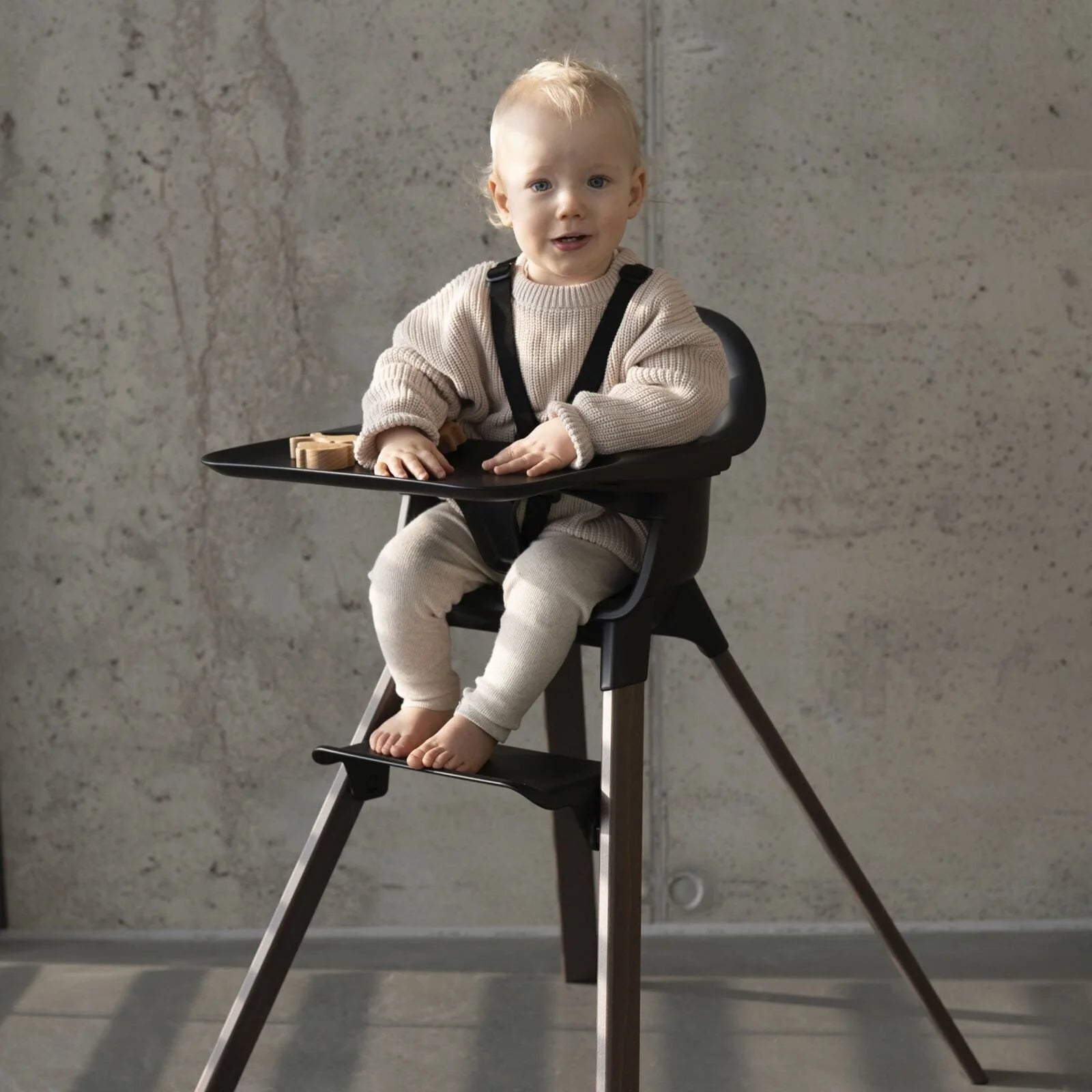 Stokke Clikk Highchair - Black/Warm Brown - ebebek - Black Friday