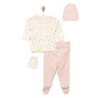 Bebetto Organic My Mushroom Girl 5 Piece Set - Light Rose - ebebek - Black Friday