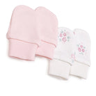 Bebetto Flowers Girl Mitten - Salmon - ebebek - Black Friday