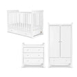 Ickle Bubba Snowdon 4 - in - 1 Mini Furniture Set Fibre Mattress 3 pcs - White - ebebek - Black Friday