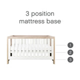 Tutti Bambini Modena 2 pcs Room Set - White/Oak White/Oak - ebebek