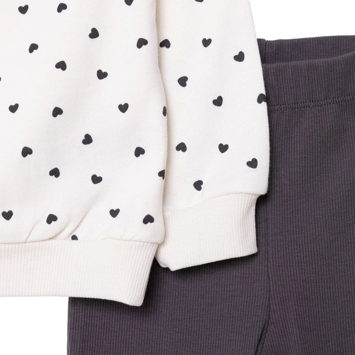 HelloBaby Blouse - Leggings - Ecru Printed Ecru Printed - ebebek