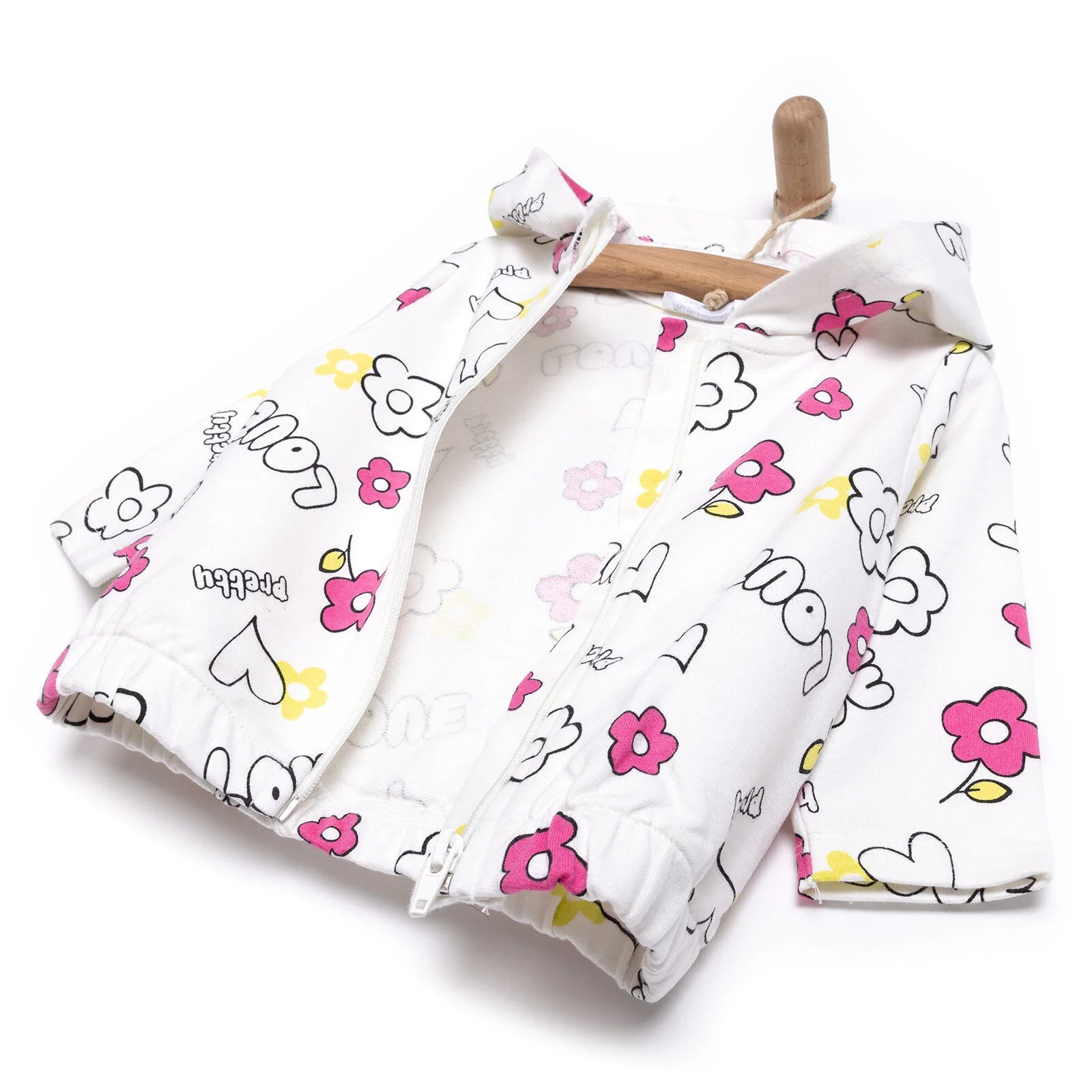 HelloBaby Basic Girl Hooded Cardigan - Printed - ebebek - Black Friday