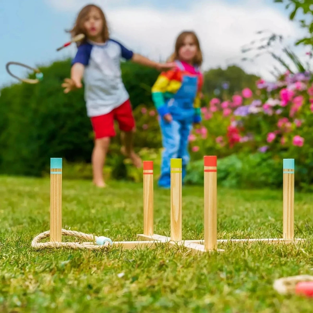 TP Wooden Ring Toss Game - ebebek