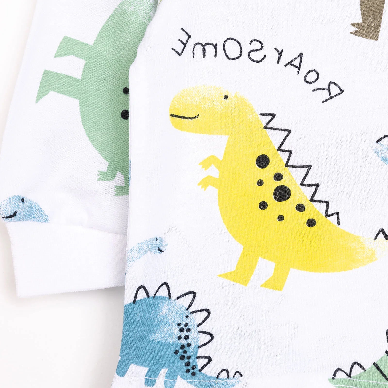 HelloBaby Baby Boy Long Sleeve Pyjamas Set - White - ebebek - Black Friday