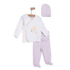 HelloBaby Top - Hat - Footed Bottom - Purple - ebebek - Black Friday