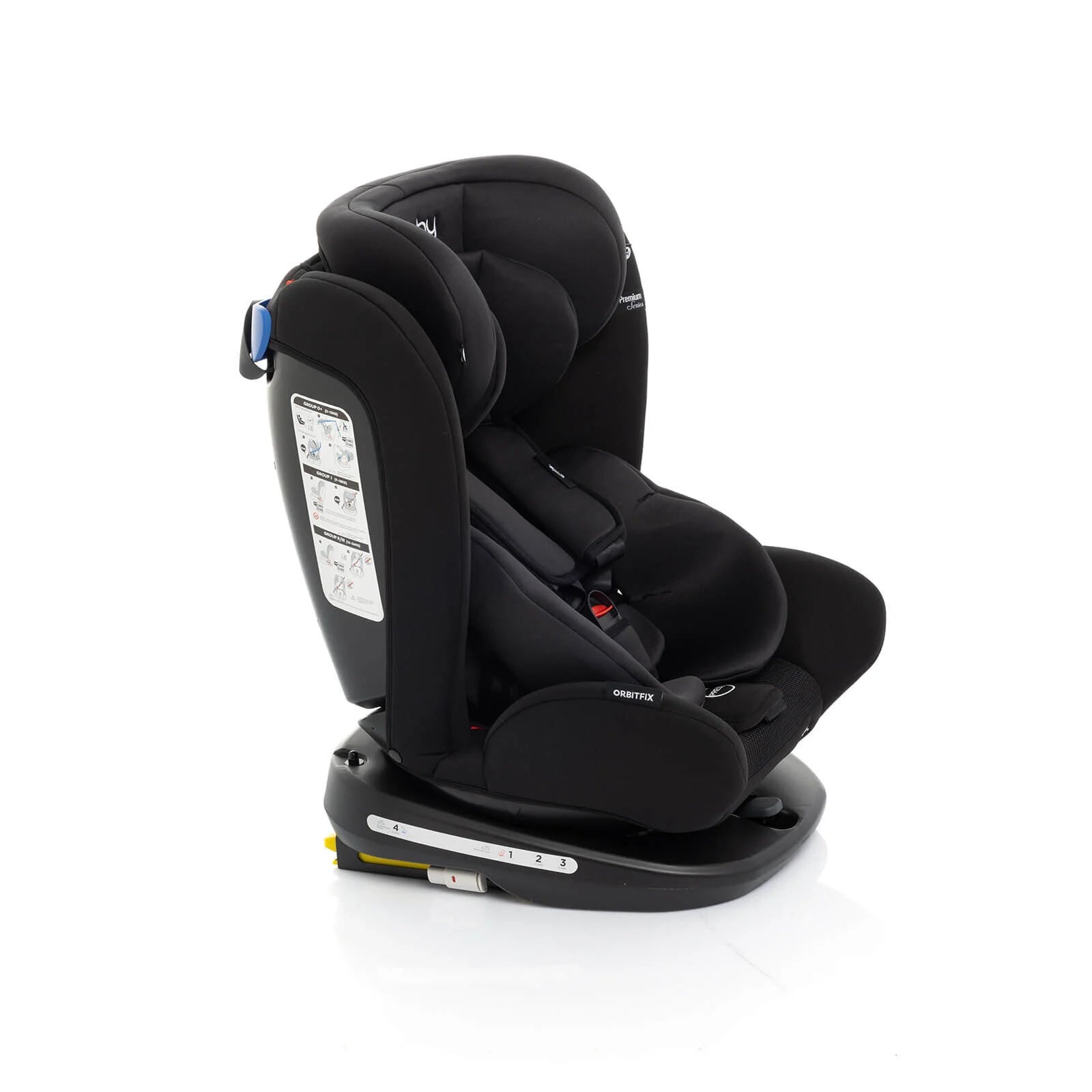 baby plus Orbitfix Group 0+/1/2/3 (Birt to 12 Years) Car Seat - Black - ebebek - Black Friday