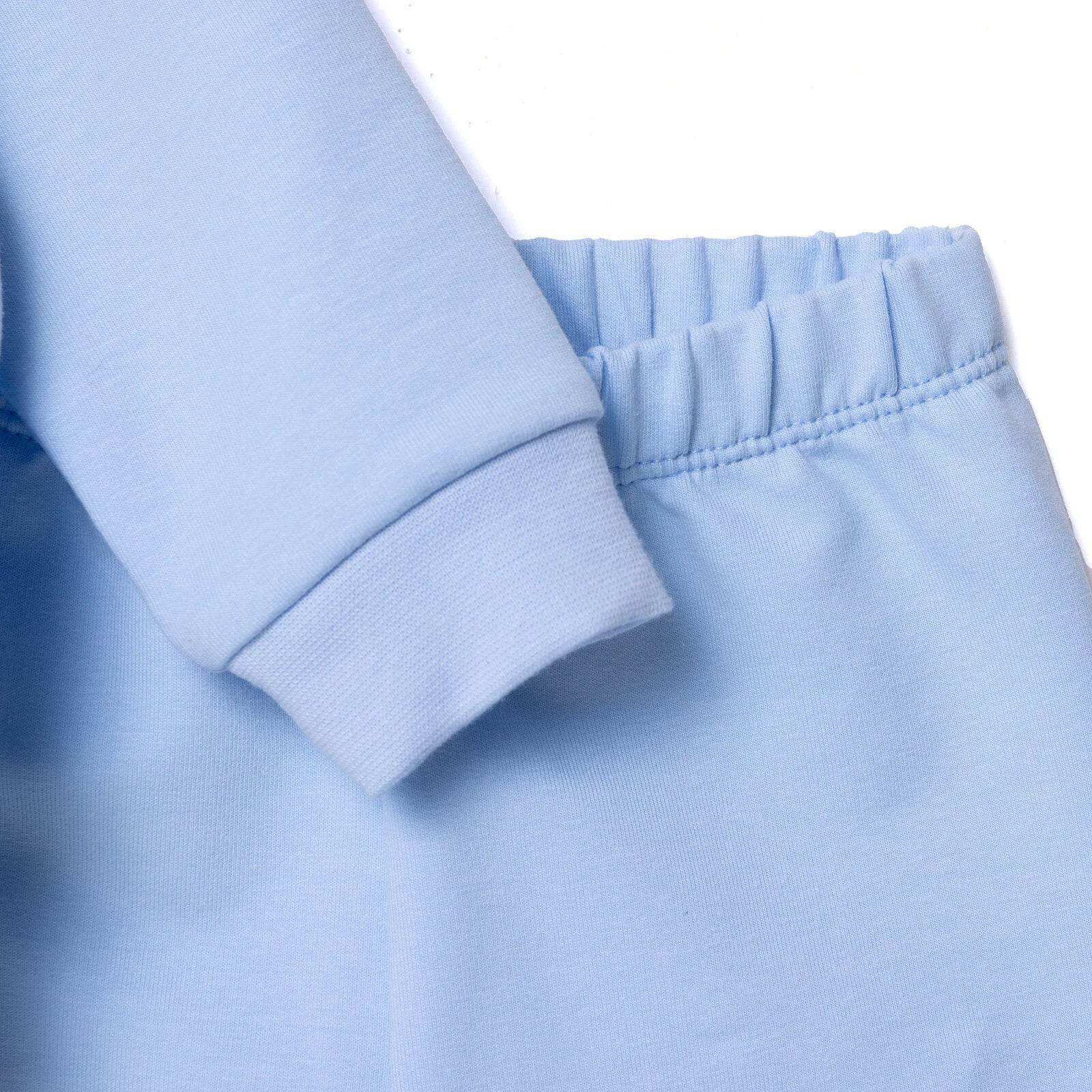 HelloBaby Newborn Sweatshirt - Footless Bottom - Light Blue - ebebek - Black Friday