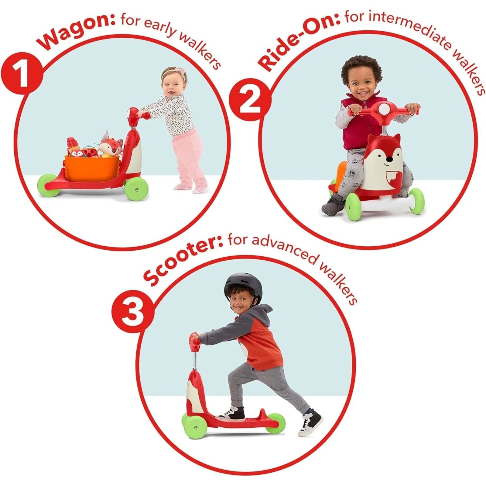 Skip Hop Zoo 3 - In - 1 Ride On - Fox - ebebek - Black Friday