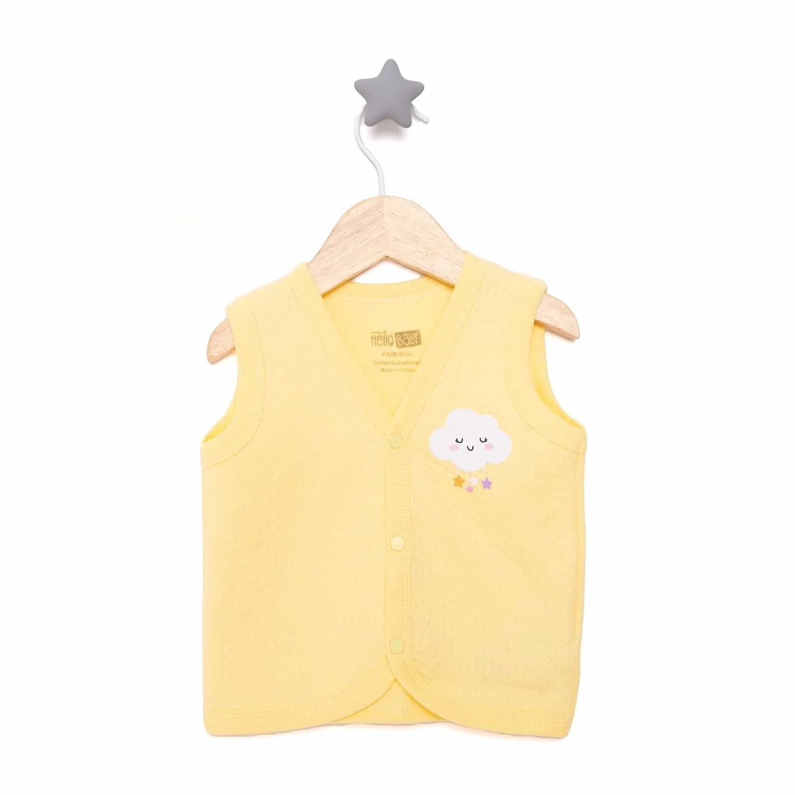 HelloBaby Quilted Vest - Light Yellow - ebebek - Black Friday