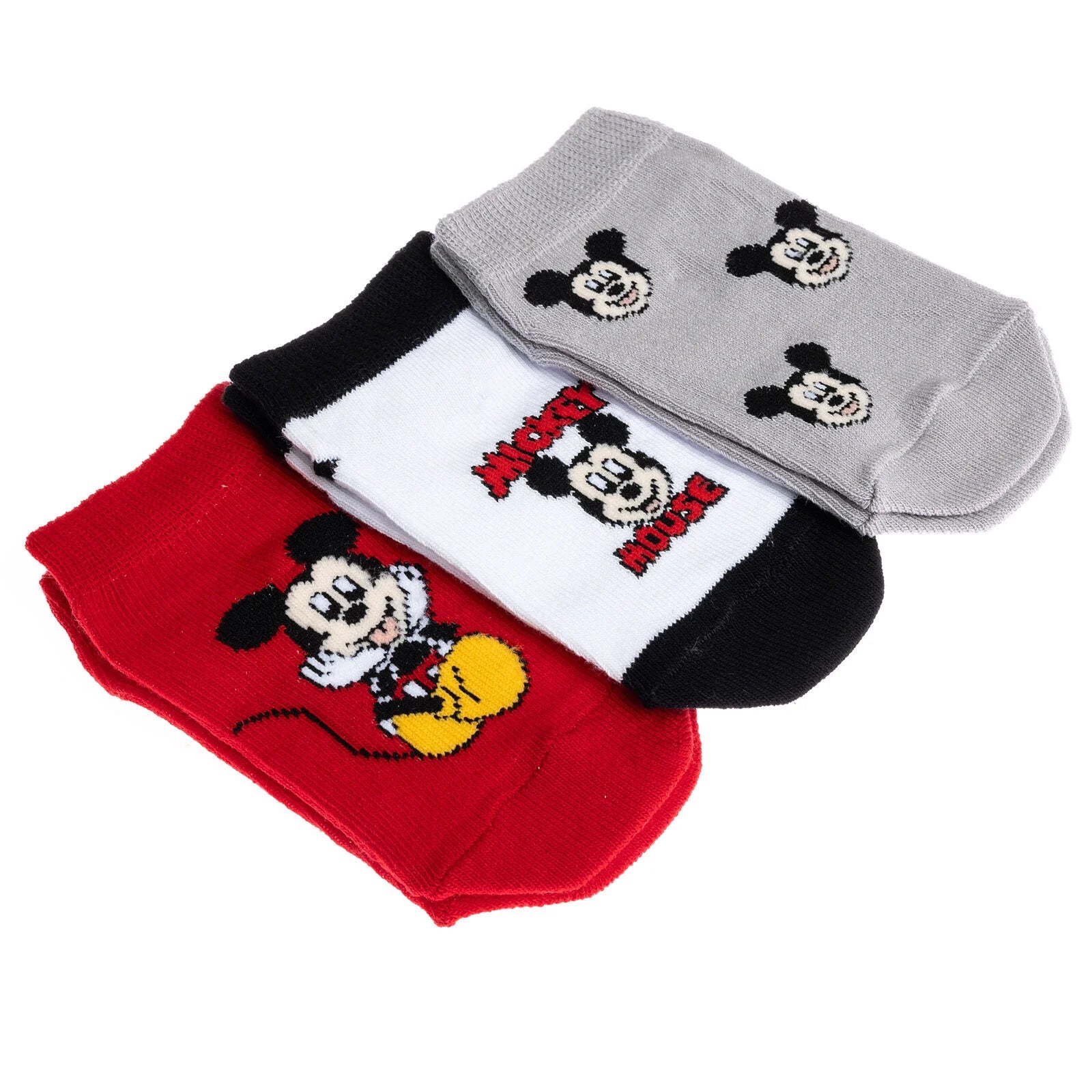 HelloBaby Boy Ankle Socks 3 Pack - Red - ebebek - Black Friday