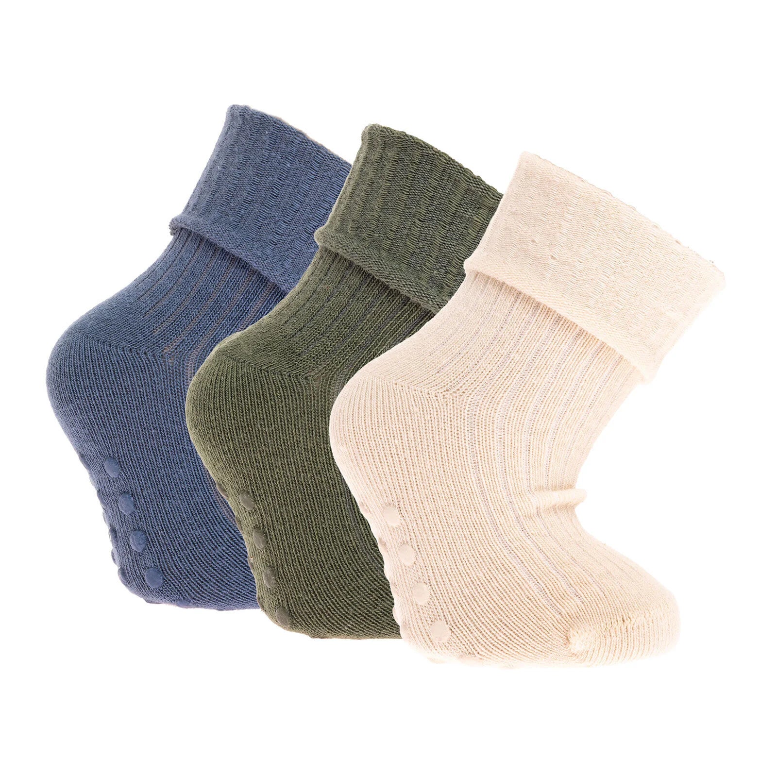 HelloBaby Unisex Pack of 3 Socks - Green - ebebek - Black Friday