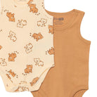 HelloBaby Boy 2 - Pack Sleeveless Bodysuit - Beige - ebebek - Black Friday