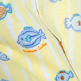 HelloBaby Boys Short Sleeve Pyjamas Set Animal with Buttons Shirt Collar Short Leg Short Sleeve - Yellow Yellow - ebebek