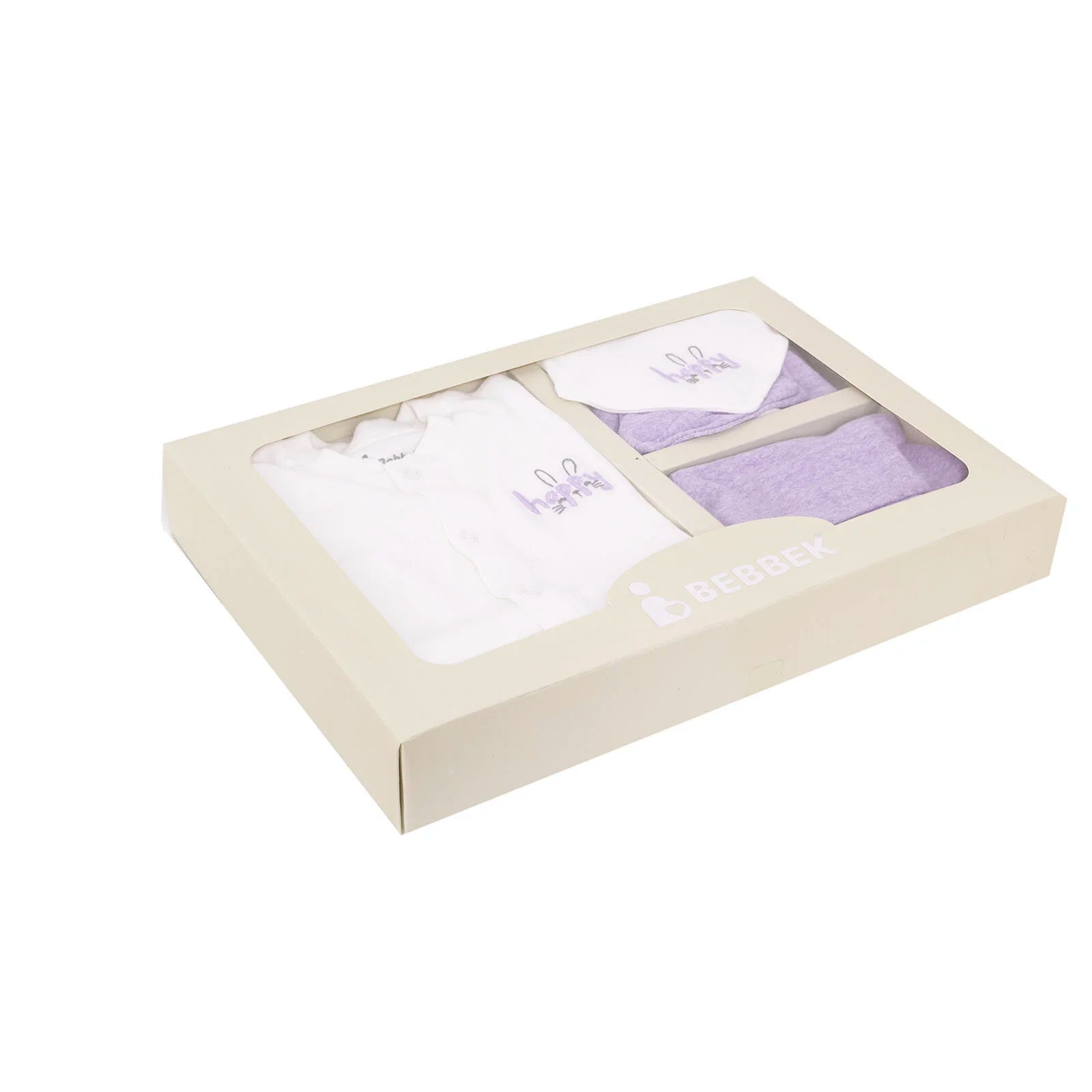 Bebbek Baby Girl 5 pcs Newborn Gift Starter Set - Lilac - ebebek - Black Friday