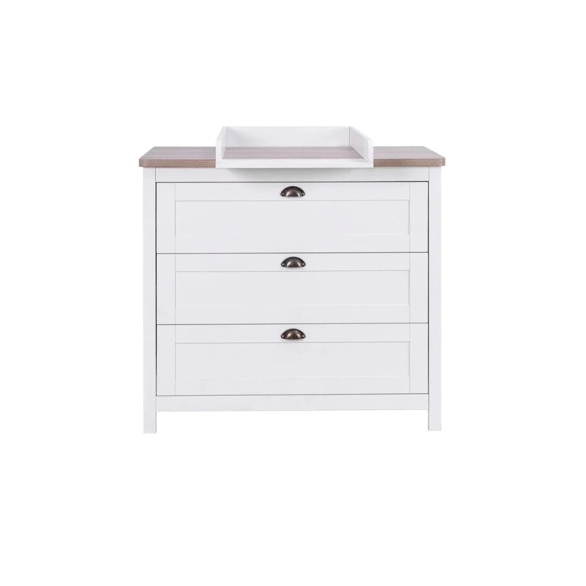 Tutti Bambini Verona Chest Changer - White/Oak White/Oak - ebebek