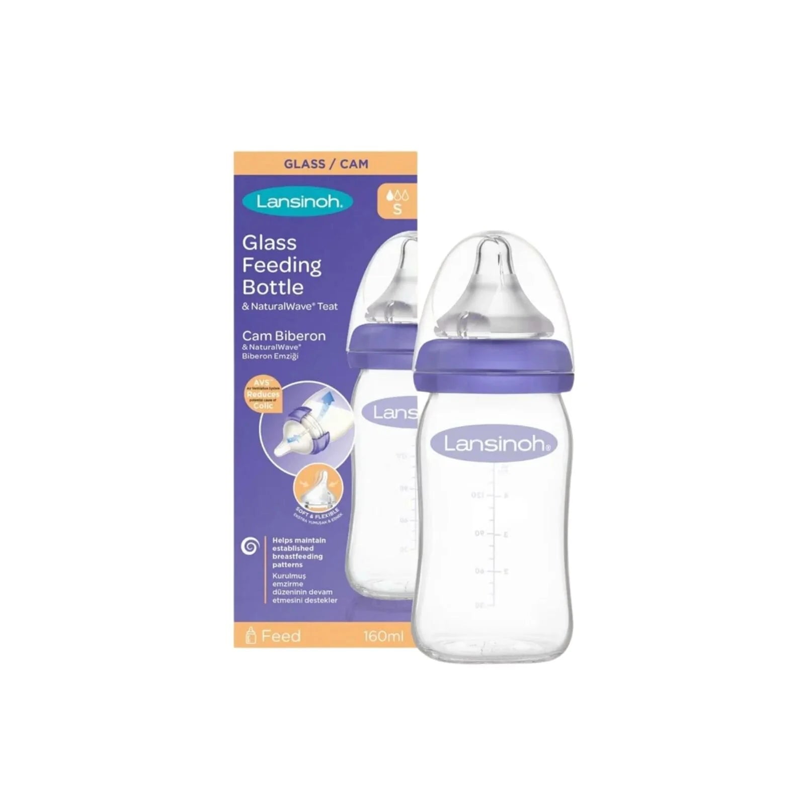 Lansinoh Glass Bottle 160ml - ebebek - Black Friday