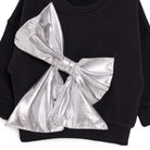 HelloBaby Metallic Girl Sweatshirt - Black - ebebek - Black Friday