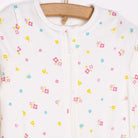 HelloBaby Newborn Girl Footed Jumpsuit - Ecru - ebebek - Black Friday