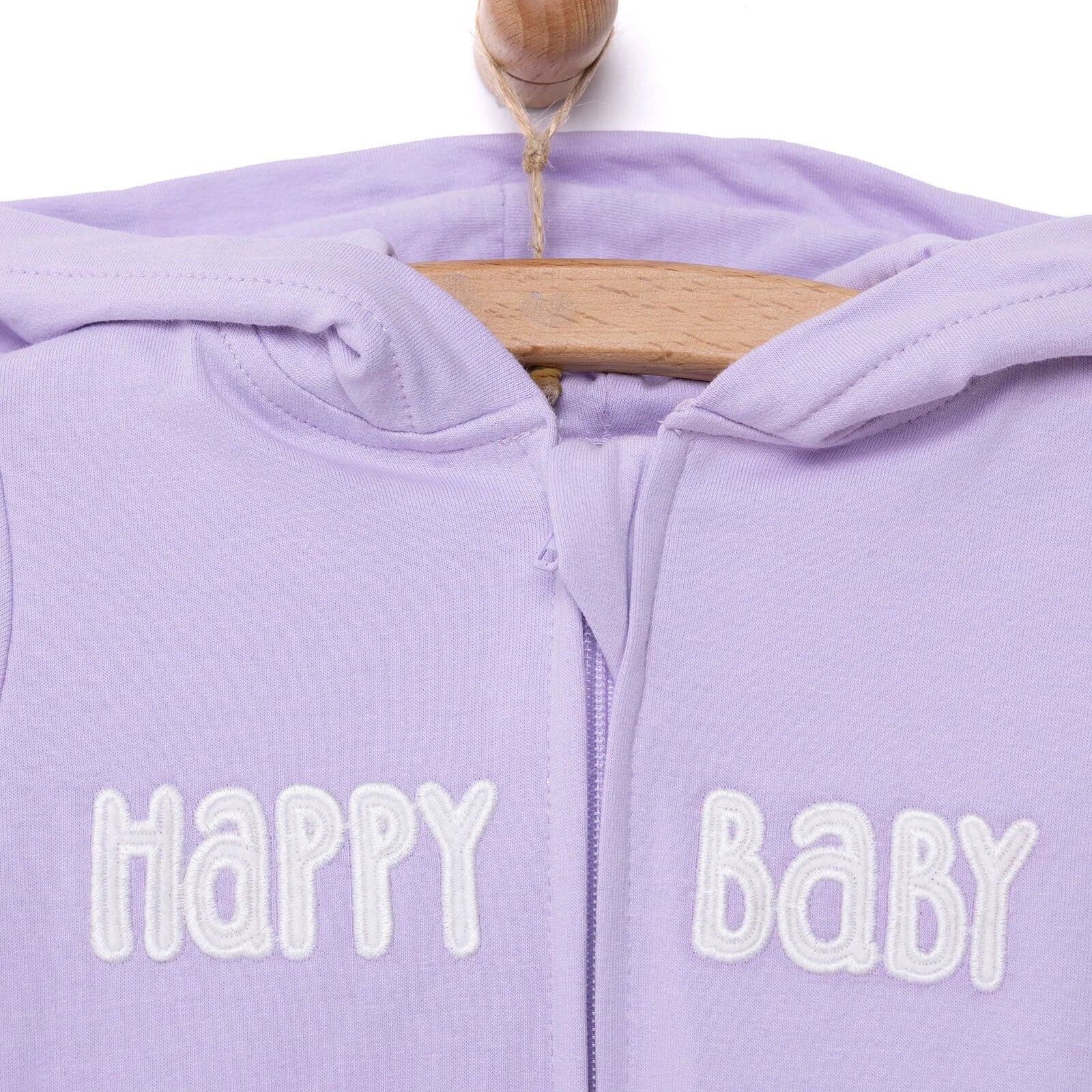HelloBaby Newborn Hooded Jumpsuit - Purple - ebebek - Black Friday