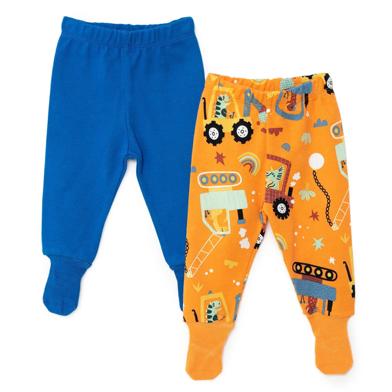 HelloBaby Baby Boy 2 Pcs Footed Bottom - Orange - ebebek - Black Friday