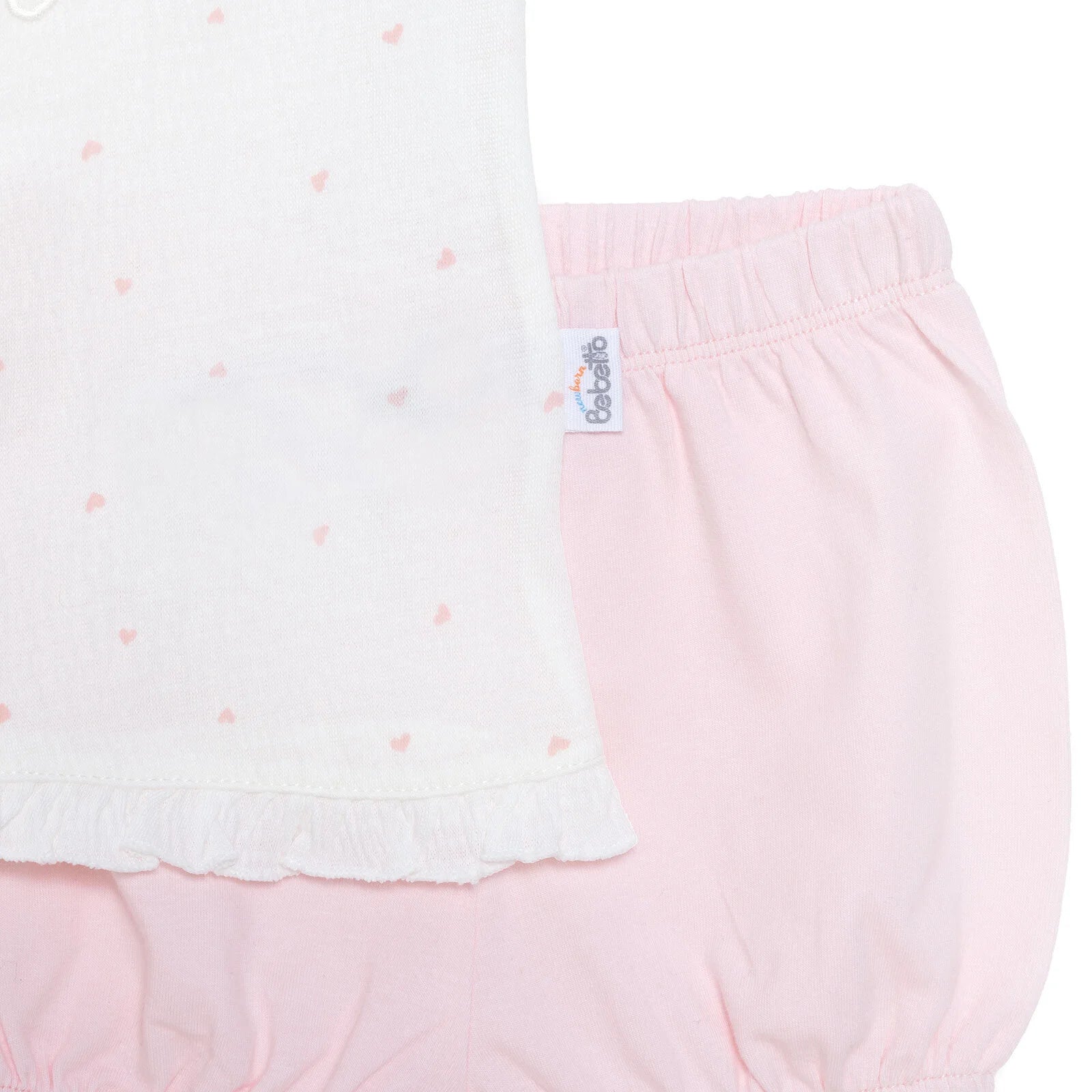 Bebetto Newborn Mini Heart Tshirt - Short - Pink - ebebek - Black Friday