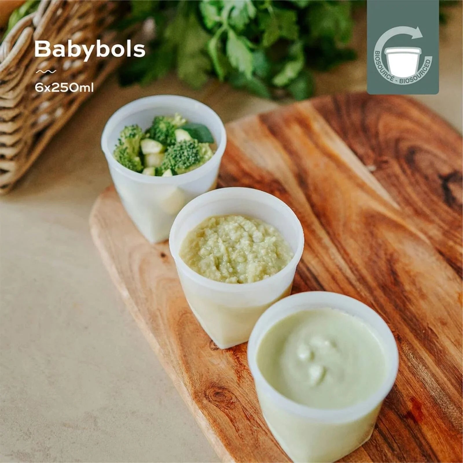 Babymoov Bio - Sourced Babybols Food Containers 250ml Pack of 6 - ebebek - Black Friday