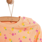 HelloBaby Girl Long Sleeve Pyjamas Set - Orange - ebebek - Black Friday