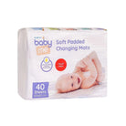 baby me Fluffy Baby Nappy Changing Mats 60x60cm - 40 pcs - ebebek - Black Friday