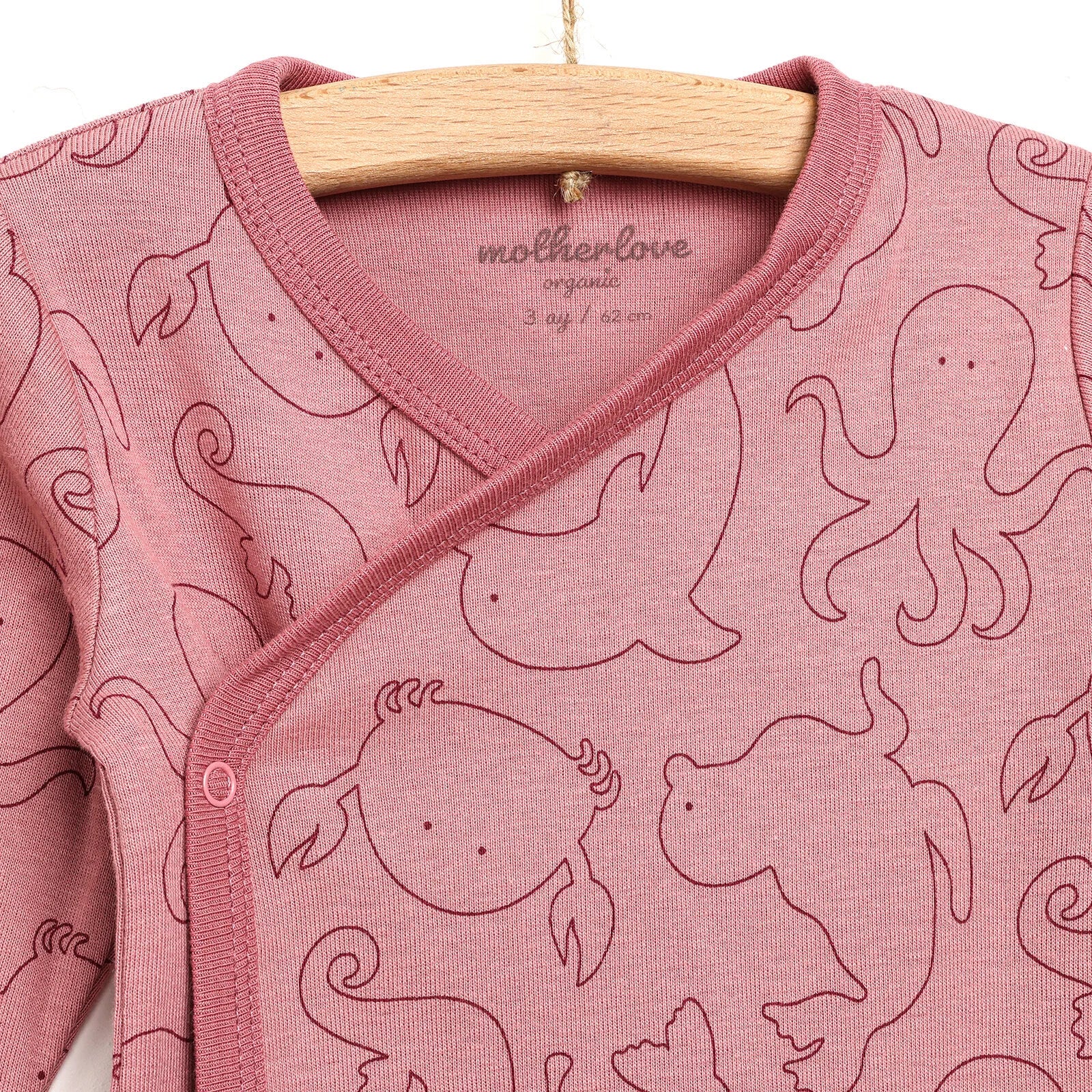 Motherlove Newborn Organic Sleeve Bodysuit - Beige - ebebek - Black Friday