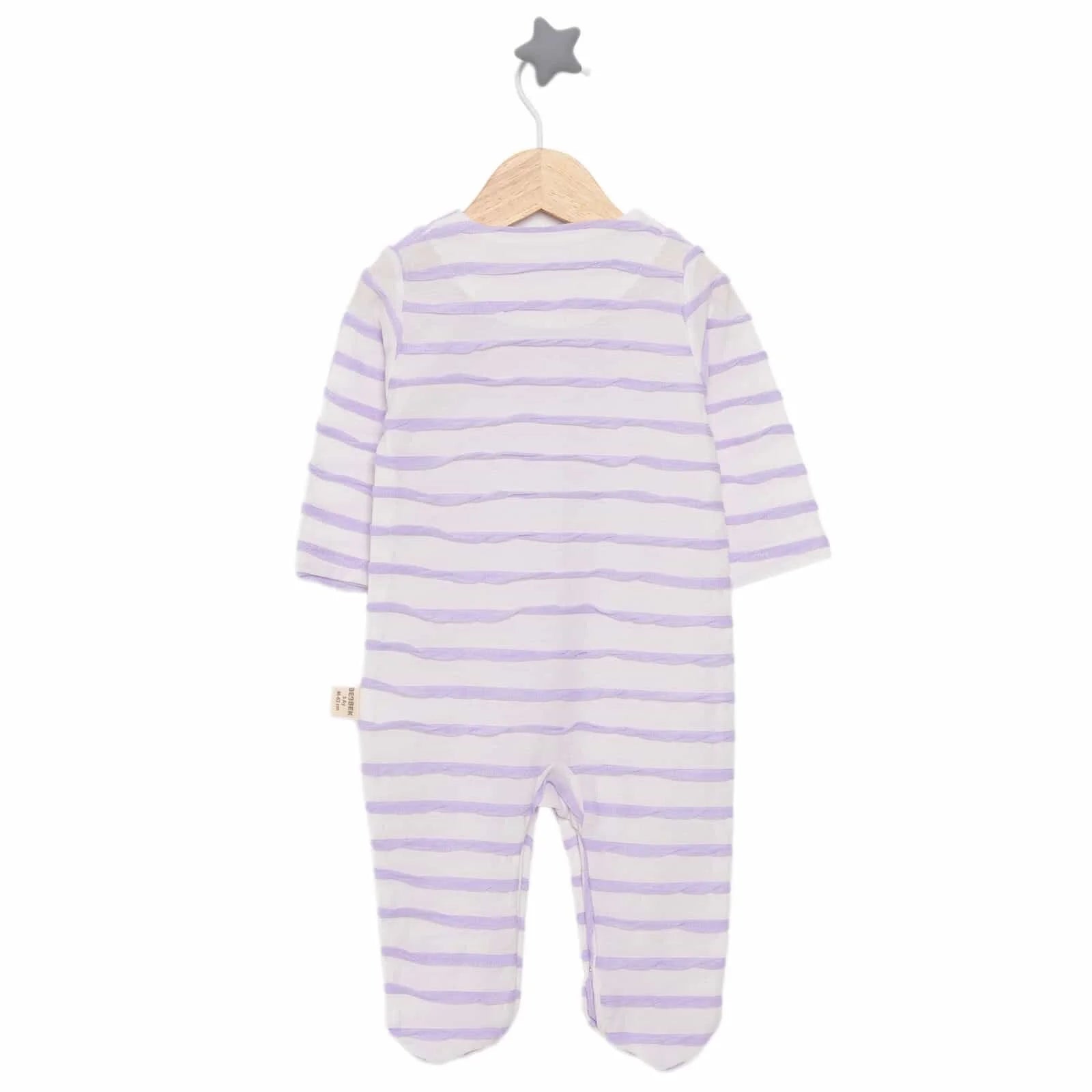 Bebbek Unisex Footed Jumpsuit - Purple - ebebek - Black Friday