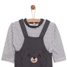 HelloBaby Dungaree - Sweatshirt - Dark Grey - ebebek - Black Friday