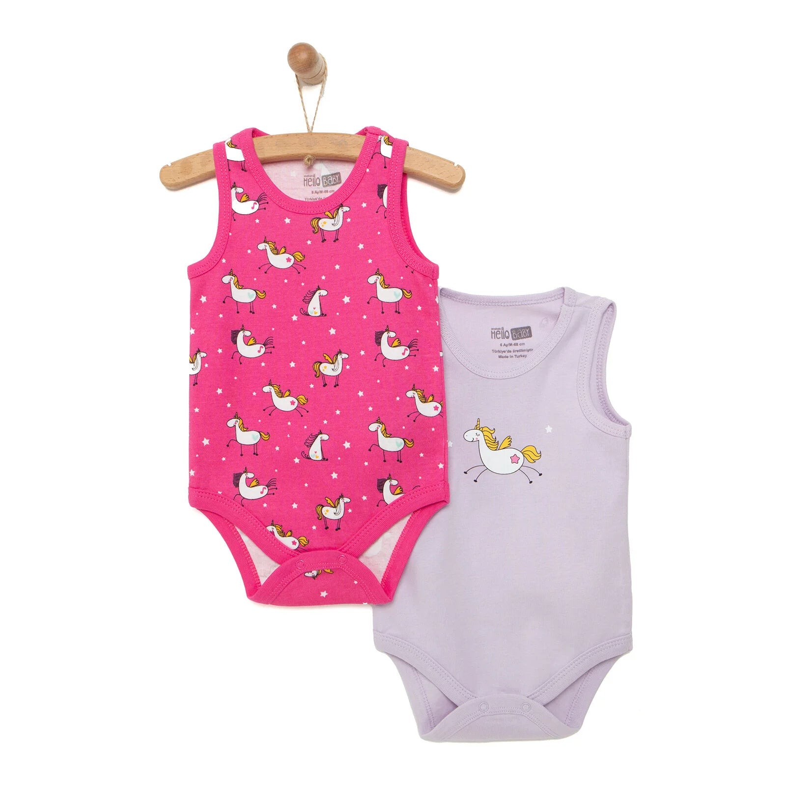 HelloBaby Bodysuit Athlete 2Pcs - Purple - ebebek - Black Friday