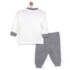 HelloBaby Boy Long Sleeve Pyjamas Set - Ecru - ebebek - Black Friday